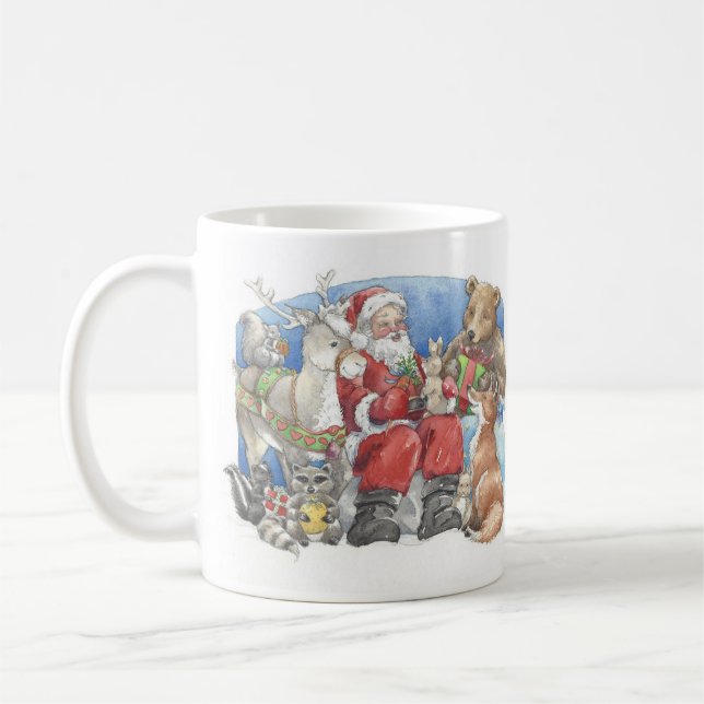 Santa & Friends Coffee Mugg (Vänster)