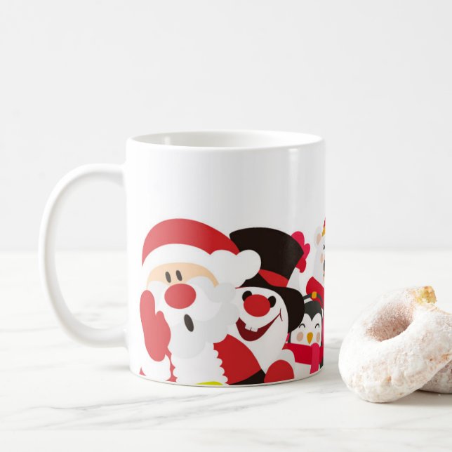 Santa & Friends jul Mugg (Med munk)
