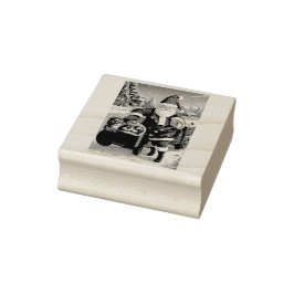 Santa Frimärke Pad Stämpel