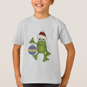 Santa Frog med prydnadsskjortor och gåvor Tröja