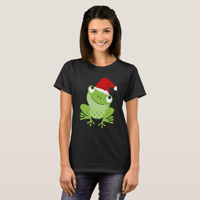 Santa Frog T-Shirt (Hel framsida)