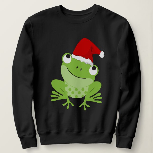 Santa Frog T Shirt (Design framsida)