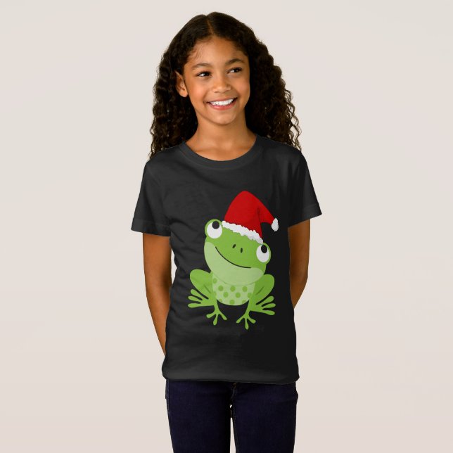 Santa Frog T Shirt (Hel framsida)