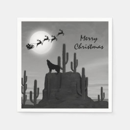 Santa Full Moon Varg Desert Southwest jul Pappersservett