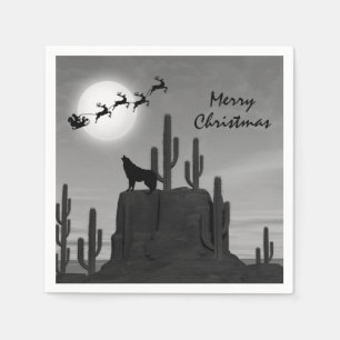 Santa Full Moon Varg Desert Southwest jul Pappersservett