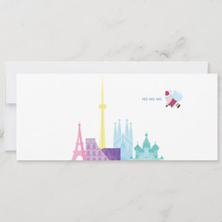 Santa Funny Pun-julresekort för Helgdag Julkort