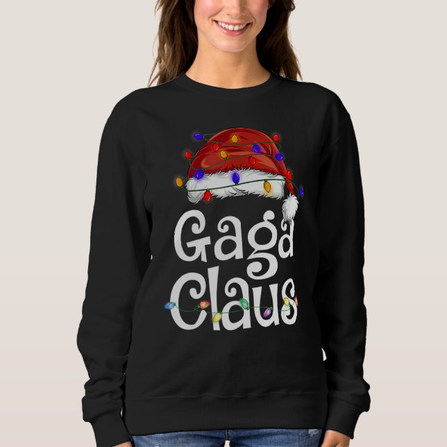Santa Gaga Claus julmatchningsfamilj T Shirt (Framsida)