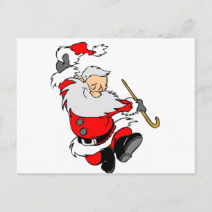 Santa gåvor helg vykort
