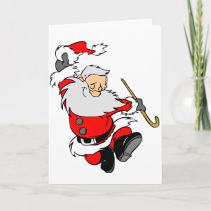 Santa gåvor helgkort
