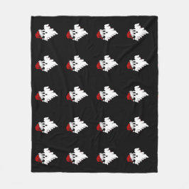 Santa Ghost Fleecefilt