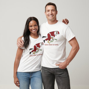 Santa gick till TownT-tröja T-shirt