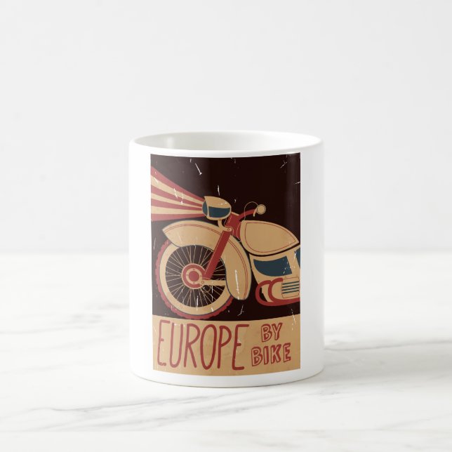Santa Giulia Beach Vintage fransk reseposter Kaffemugg (Center)