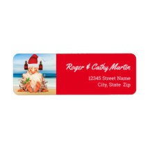 Santa Gnome i en Beer Hat Funny Helgdag