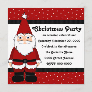 Santa Gnome Inbjudningar