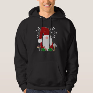 Santa Gnome jul Hoodie