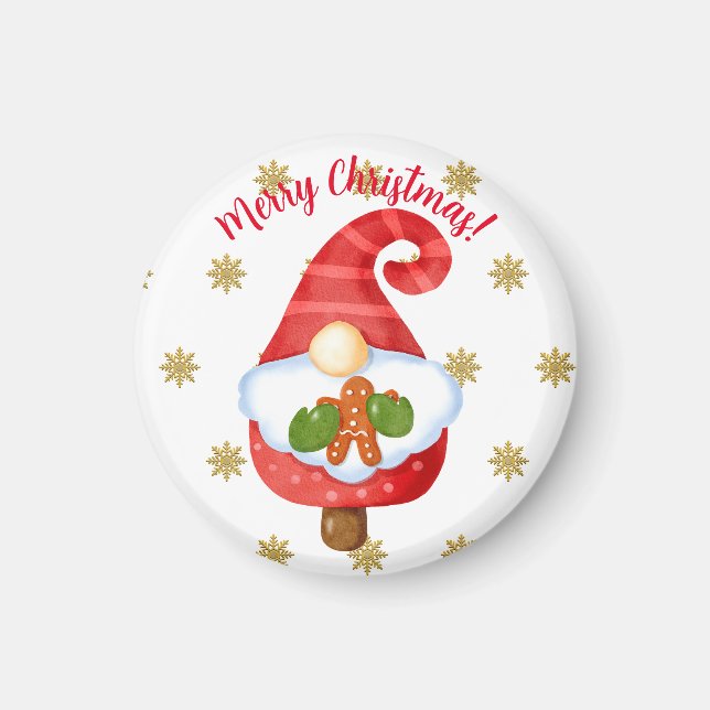 Santa Gnome Magnet (Framsidan)