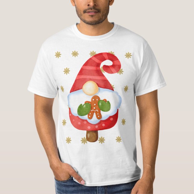 Santa Gnome T Shirt (Framsida)