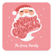 Santa, God jul All, Family Namn Rosa