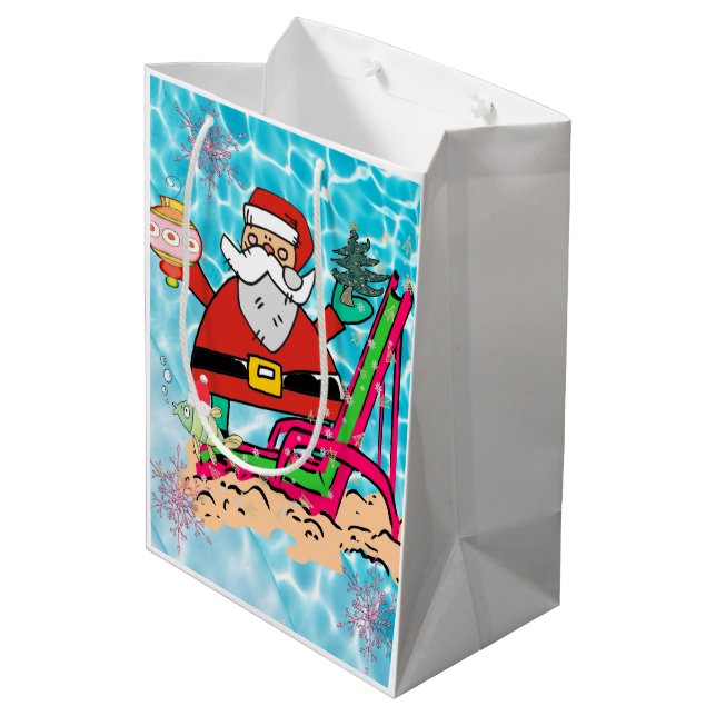 Santa God jul Gift Bags (Baksidan Vinklad)
