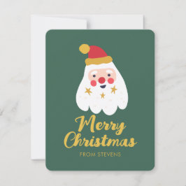 Santa God jul Hälsning från Julkort