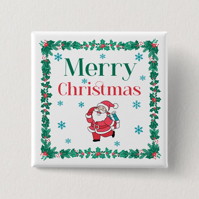 Santa God jul Knapp (Framsida)