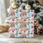 Santa God jul Speciell Deliveri Presentpapper<br><div class="desc">Retro jul Cute Personlig Baby Kids</div>