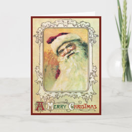 Santa god julvintage helgkort