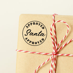 Santa Godkänd Gift Självfärgande Stämpel