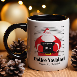 Santa Goes till Jail Anpassade jul Mugg