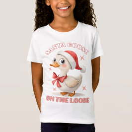 Santa Goose på slätten - en fin julgås T Shirt