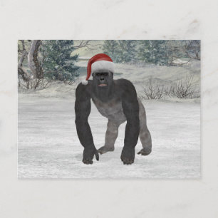 Santa Gorilla Vykort