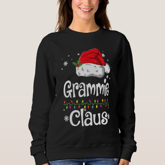 Santa Grammie Claus julmatchningsfamilj T Shirt (Framsida)