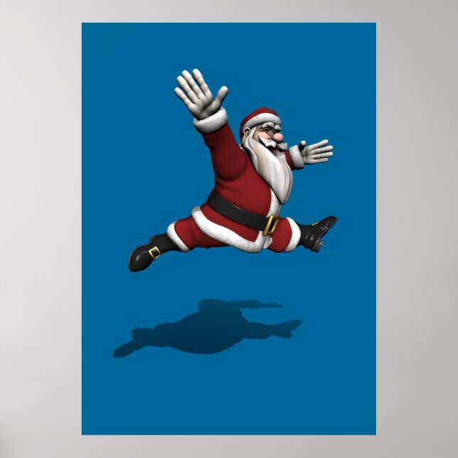 Santa Grand Jete Poster (Framsidan)