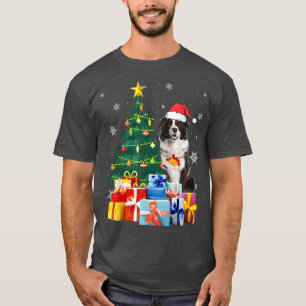 Santa Gräns Collie Hund Light Funny T Shirt