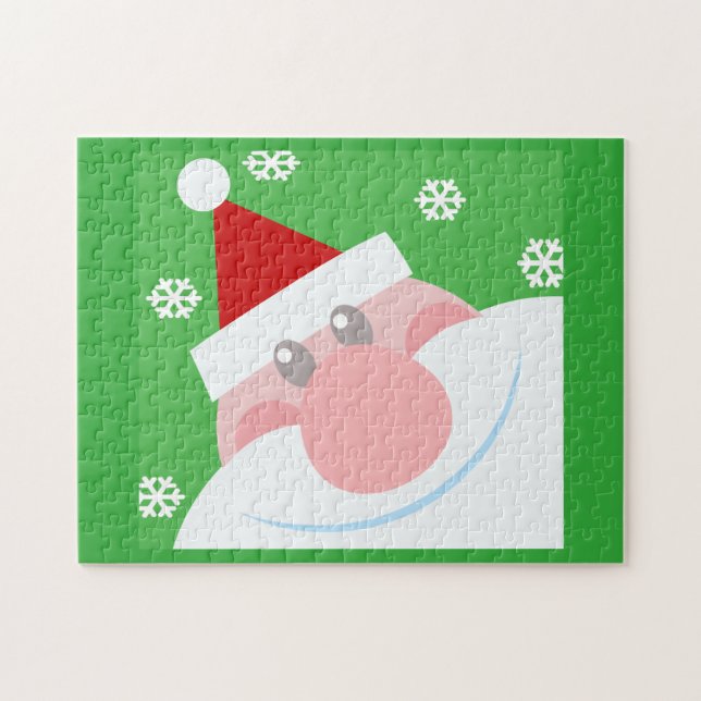 Santa Graphic Pussel (Horisontell)