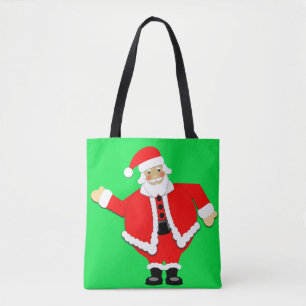 Santa Grönt Tote Bag Tygkasse