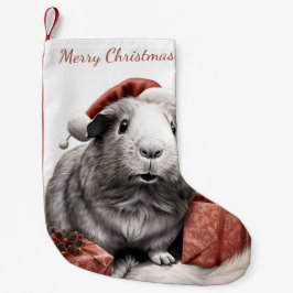 Santa Guinea Gris Liten Julstrumpa