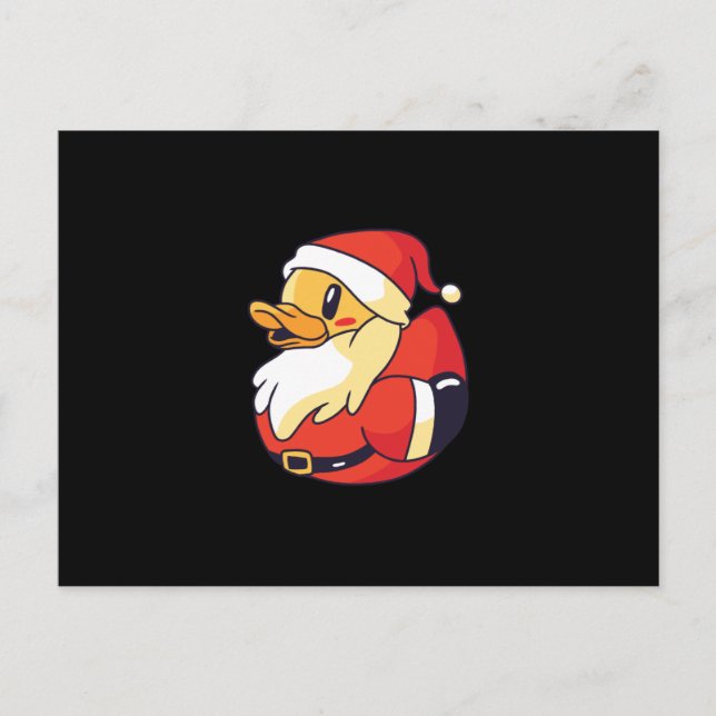 Santa gummi anka vykort (Framsida)