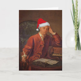 Santa Handel Messiah Classical jul Helgkort