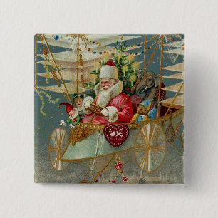 Santa & Hans Fantastisk Flies Maskin Button Knapp