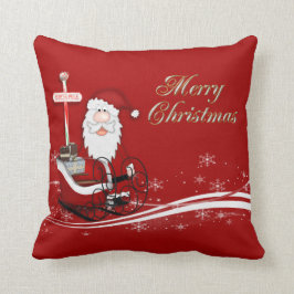 Santa & Hans Sleigh-jul Kudde