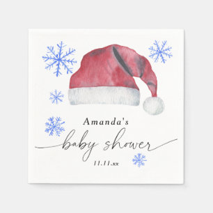 Santa Hat - babydusch Pappersservett
