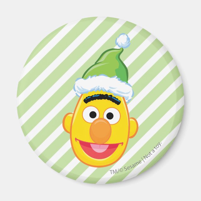 Santa Hat Bert Magnet (Framsidan)