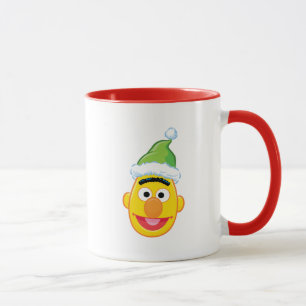 Santa Hat Bert Mugg