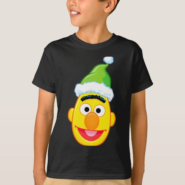 Santa Hat Bert  T Shirt (Framsida)