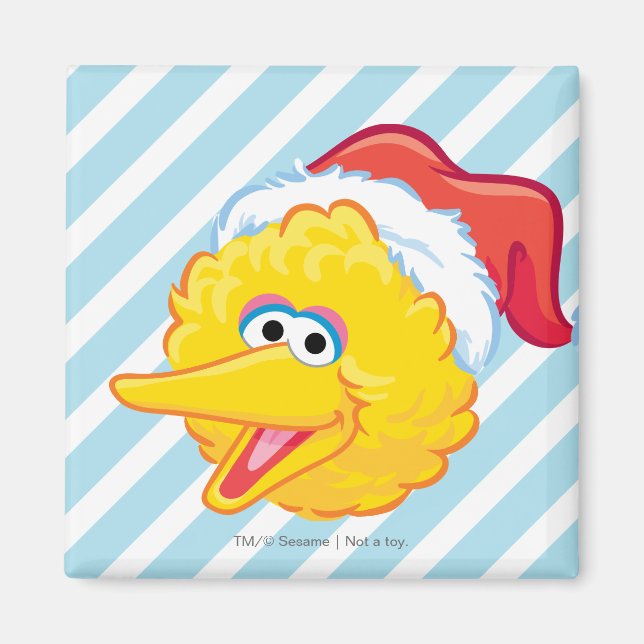 Santa Hat Big Bird Magnet (Framsidan)