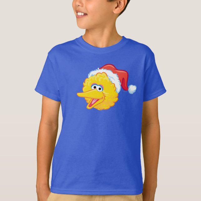 Santa Hat Big Bird T-shirt (Framsida)