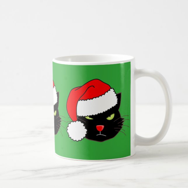 Santa Hat Cat Kaffemugg (Höger)