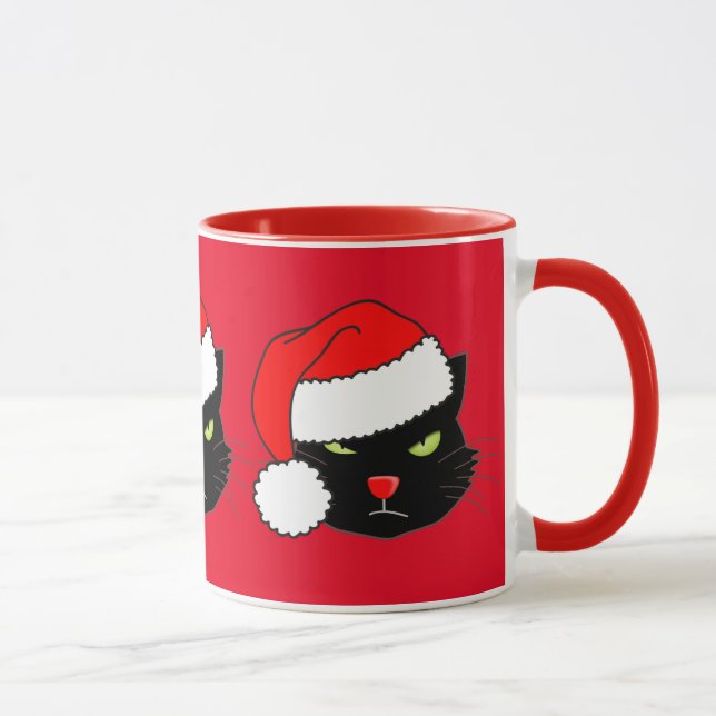 Santa Hat Cat Mugg (Höger)