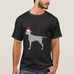 Santa Hat Doberman jul Hund älskare T Shirt